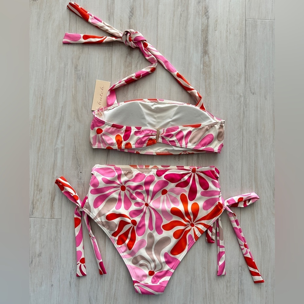 NWT Hutch Bikini Set in Mod Retro Floral Prints - Picture 7 of 9